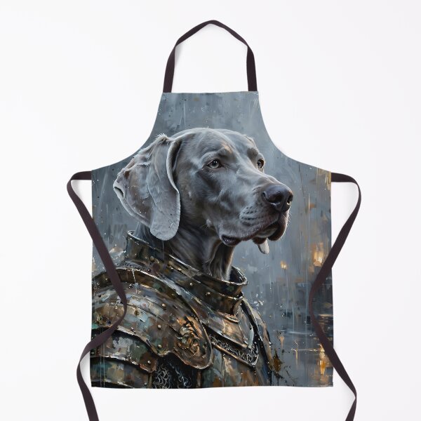 Item preview, Armored Weimaraner Knight | Dark Fantasy Dog Portrait designed and sold by cr6zym1nd.