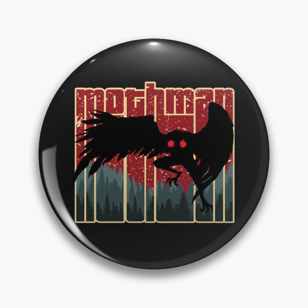 Item preview, Retro Mothman Cryptid Cartoon designed and sold by Navoce06.