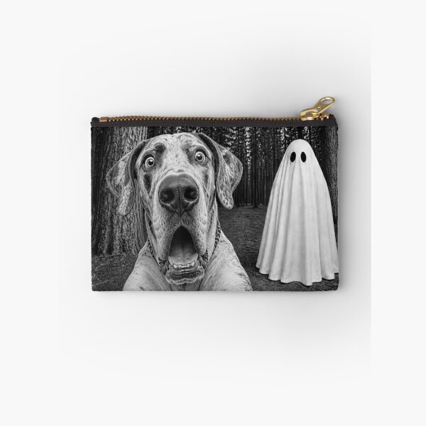 Item preview, Spooky Great Dane Selfie with Ghost Halloween Dog designed and sold by RannaHile.