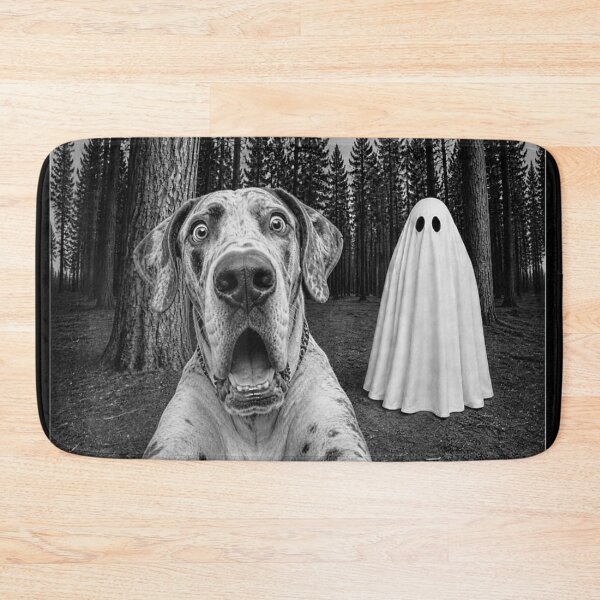 Item preview, Spooky Great Dane Selfie with Ghost Halloween Dog designed and sold by RannaHile.