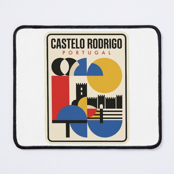 Item preview, Retro Castelo Rodrigo Bauhaus Geometric Skyline designed and sold by k3rstman1.