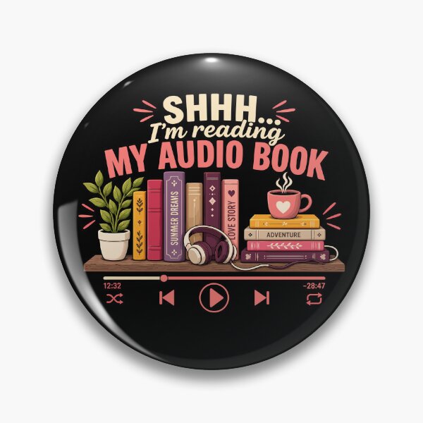 Item preview, Shhh.. I'm Reading My Audio Book Funny Bookworm Book Lover designed and sold by gordonbwyashop.