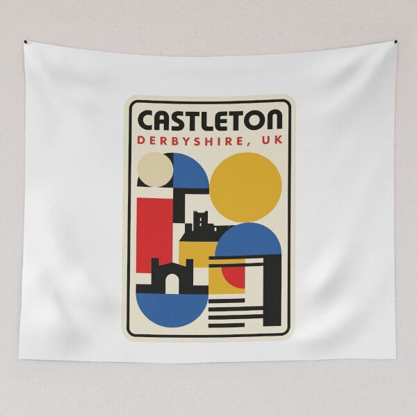 Item preview, Retro Castleton Bauhaus Geometric Skyline designed and sold by k3rstman1.