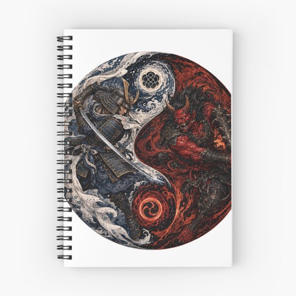 Item preview, Samurai and Oni Yin Yang designed and sold by FyreHorse Designs.