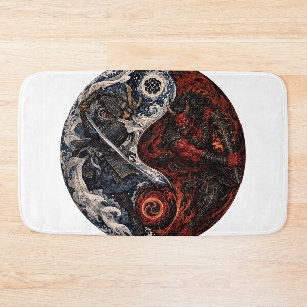 Item preview, Samurai and Oni Yin Yang designed and sold by FyreHorse Designs.