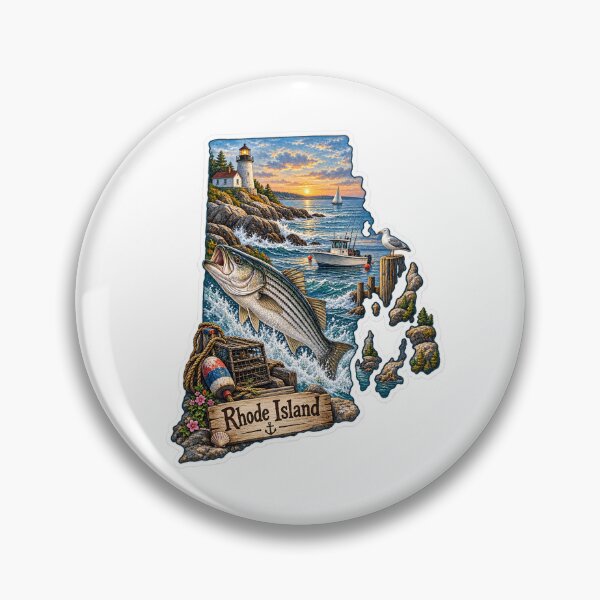 Item preview, Rhode Island Hunting & Fishing designed and sold by Whimspired By Paxx.