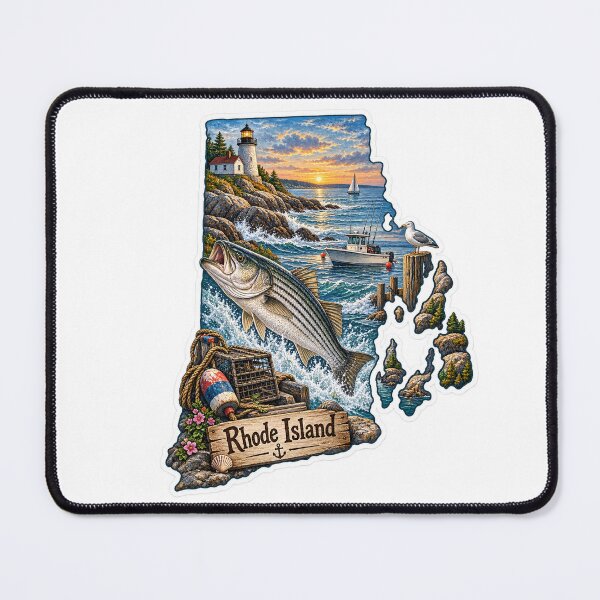 Item preview, Rhode Island Hunting & Fishing designed and sold by Whimspired By Paxx.