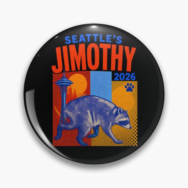 Item preview, Seattle’s Jimothy Raccoon designed and sold by TheTrendsDesk.