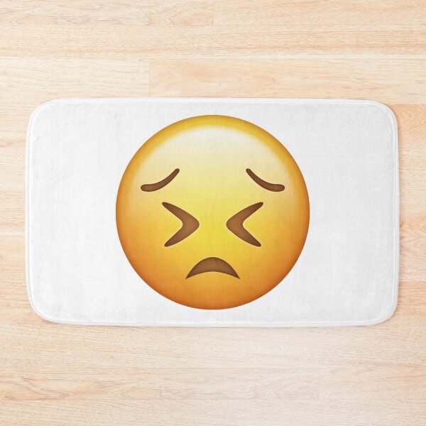 Item preview, Persevering Tense Scared Yellow Emoji Face designed and sold by Tom-Riley.