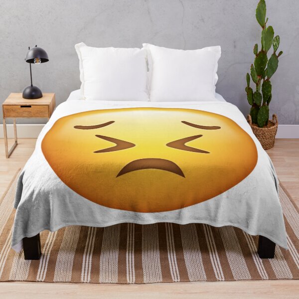 Item preview, Persevering Tense Scared Yellow Emoji Face designed and sold by Tom-Riley.