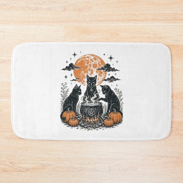 Item preview, Halloween Cat - Vintage Witchy Black Cat designed and sold by Steele-Art.