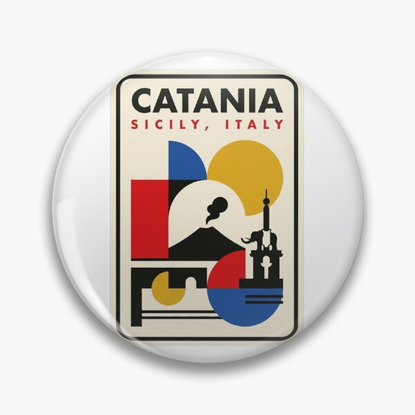Item preview, Retro Catania Bauhaus Geometric Skyline designed and sold by k3rstman1.