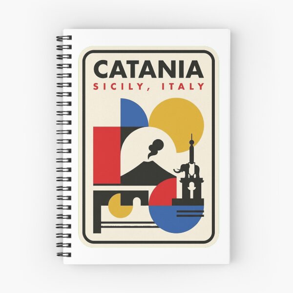 Item preview, Retro Catania Bauhaus Geometric Skyline designed and sold by k3rstman1.