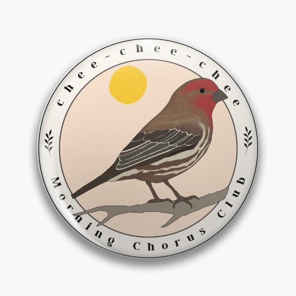 Item preview, House Finch Bird Phonetic Birdsong Art designed and sold by FarnwirbelArt.