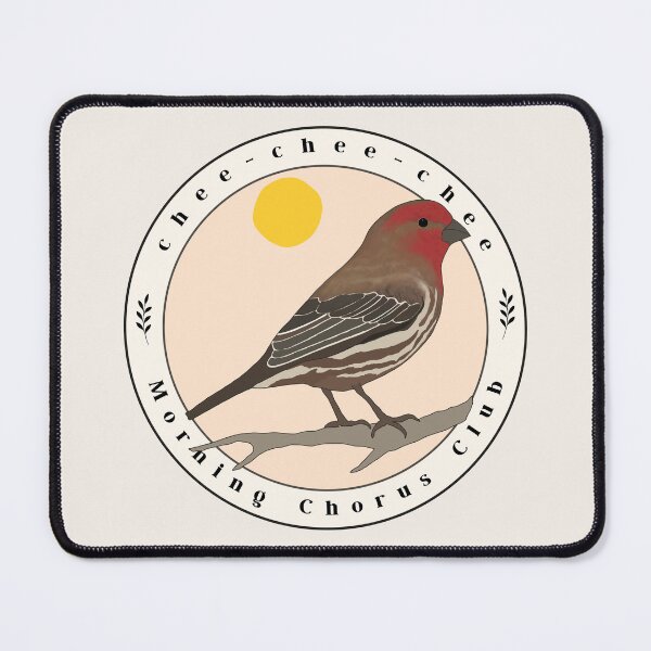 Item preview, House Finch Bird Phonetic Birdsong Art designed and sold by FarnwirbelArt.