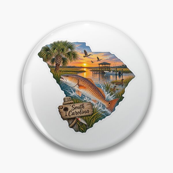 Item preview, South Carolina Hunting & Fishing designed and sold by Whimspired By Paxx.