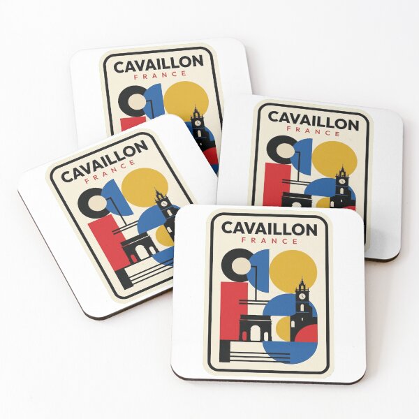 Item preview, Retro Cavaillon Bauhaus Geometric Skyline designed and sold by k3rstman1.