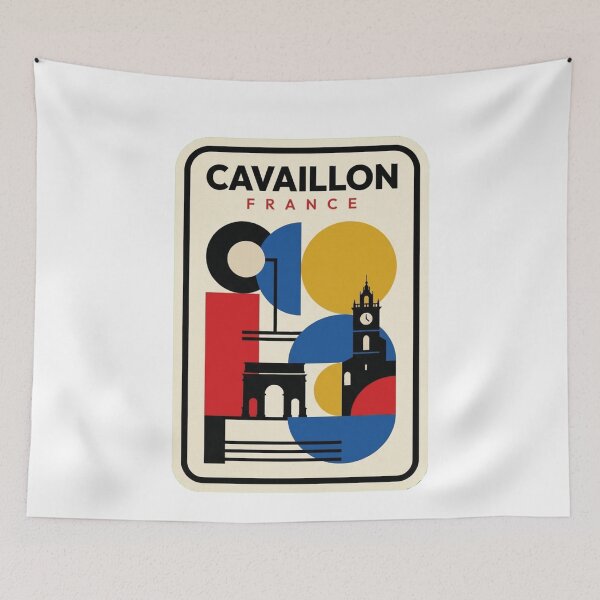 Item preview, Retro Cavaillon Bauhaus Geometric Skyline designed and sold by k3rstman1.