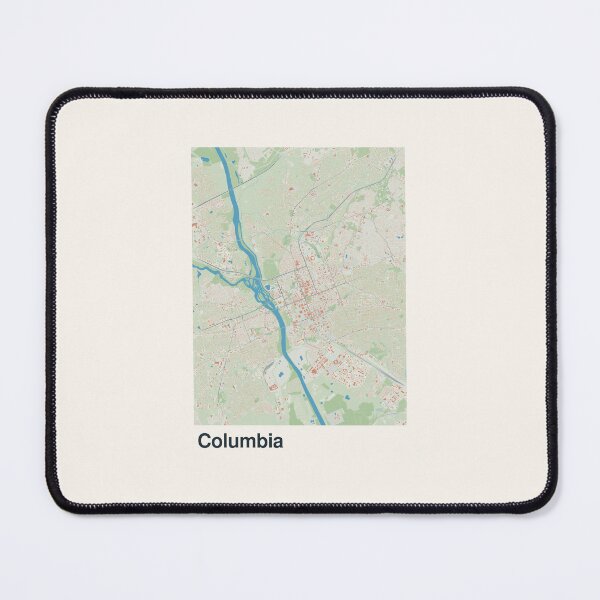 Item preview, Columbia Minimalistic Map Art designed and sold by MapsNerd.