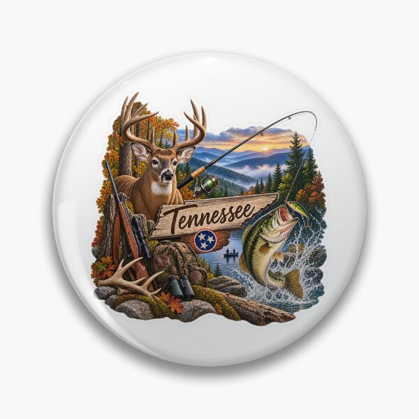 Item preview, Tennessee Hunting & Fishing designed and sold by Whimspired By Paxx.