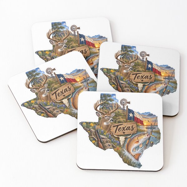 Item preview, Texas Hunting & Fishing designed and sold by Whimspired By Paxx.