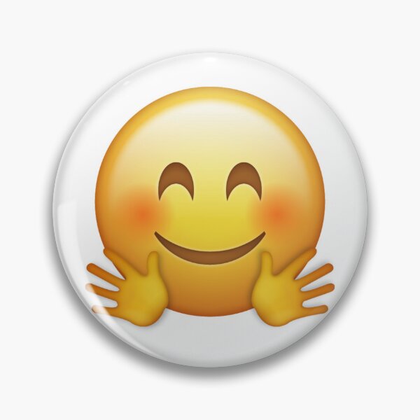 Item preview, Warm Smiling Hugging Face Yellow Emoji designed and sold by Tom-Riley.