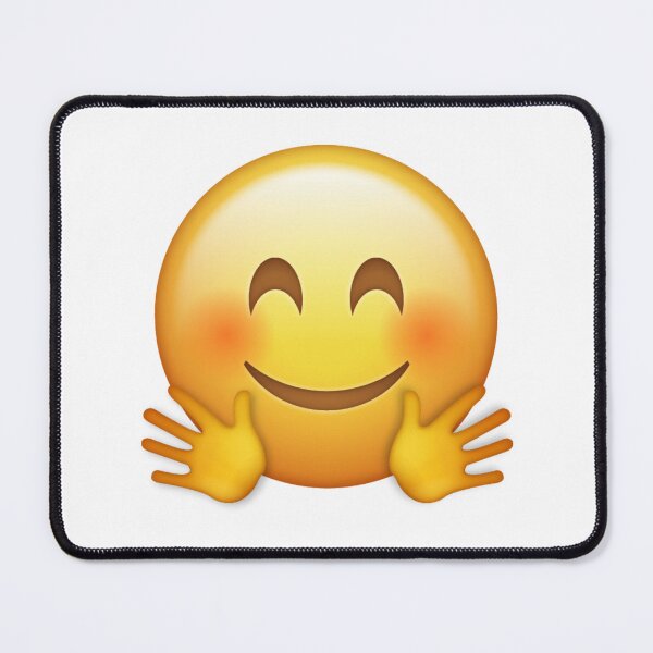 Item preview, Warm Smiling Hugging Face Yellow Emoji designed and sold by Tom-Riley.