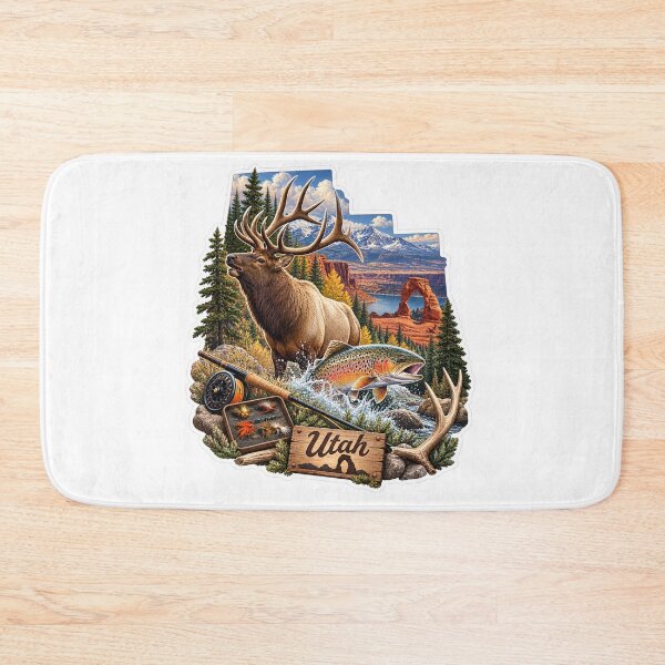 Item preview, Utah Hunting & Fishing designed and sold by Whimspired By Paxx.