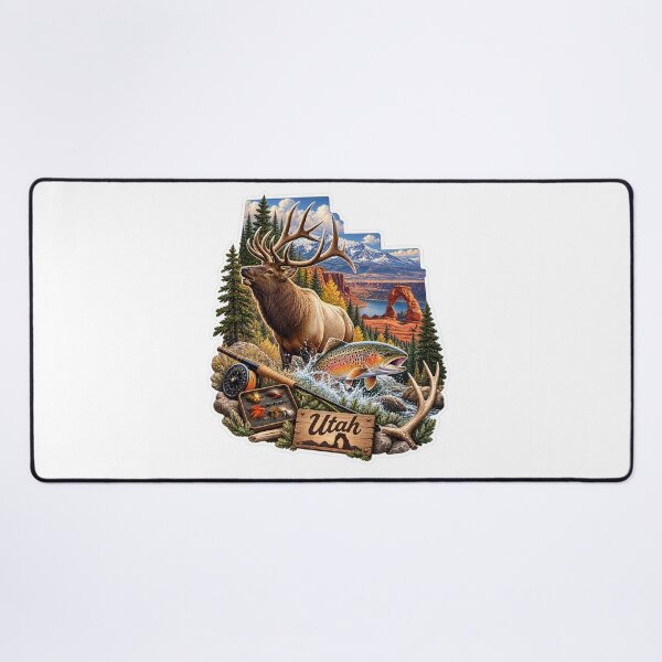 Item preview, Utah Hunting & Fishing designed and sold by Whimspired By Paxx.