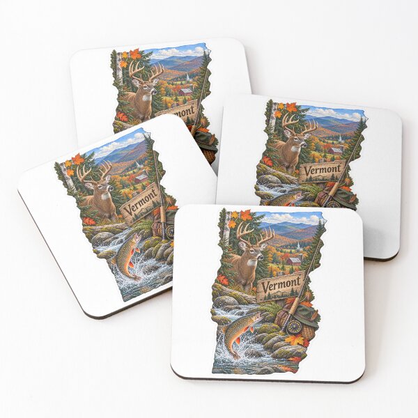 Item preview, Vermont Hunting & Fishing designed and sold by Whimspired By Paxx.