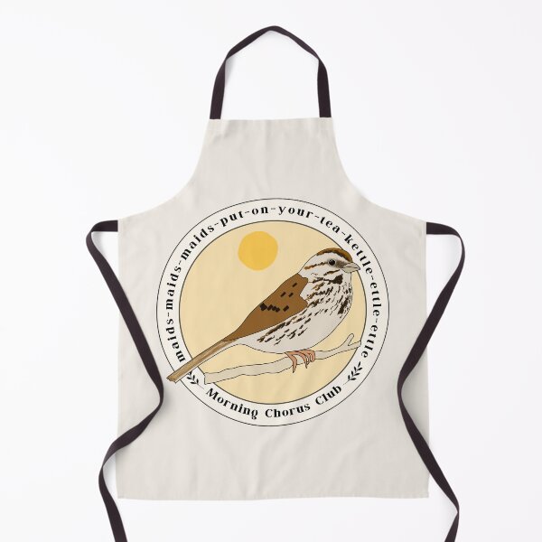 Item preview, Song Sparrow Birdsong Mnemonic Art designed and sold by FarnwirbelArt.