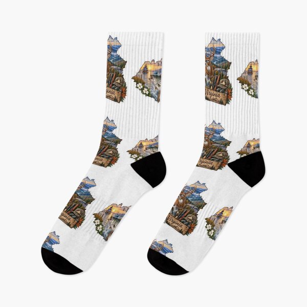 Item preview, Virginia Hunting & Fishing designed and sold by Whimspired By Paxx.