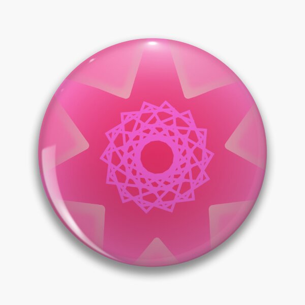 Item preview, Pink Geometric Sun Star Symbol Pattern designed and sold by ZorianArt.