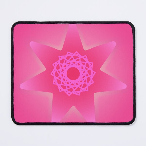 Item preview, Pink Geometric Sun Star Symbol Pattern designed and sold by ZorianArt.