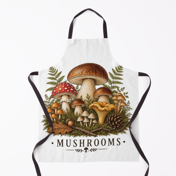Item preview, Vintage Forest Mushrooms designed and sold by Zeewind.