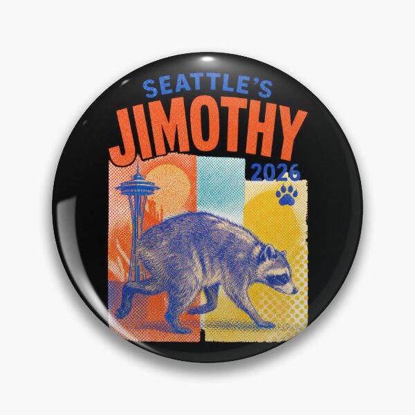 Item preview, Seattle’s Jimothy 2026 Retro Raccoon designed and sold by TheTrendsDesk.