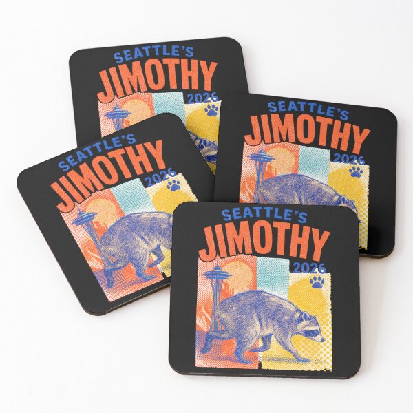 Item preview, Seattle’s Jimothy 2026 Retro Raccoon designed and sold by TheTrendsDesk.