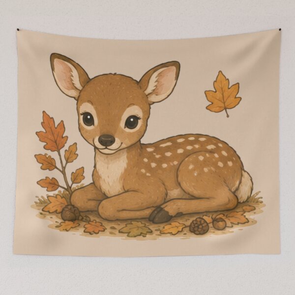Item preview, Cute Autumn Fawn designed and sold by MellowMunchkins.