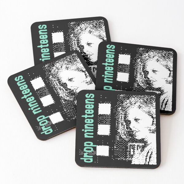 Item preview, White Silhouette Girl Noise Pop Band designed and sold by hulthecreates.