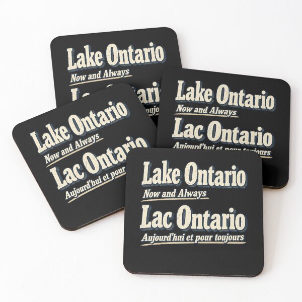 Item preview, Lake Ontario Now And Always - Bilingual Vintage Retro designed and sold by TheHellIWontSh.