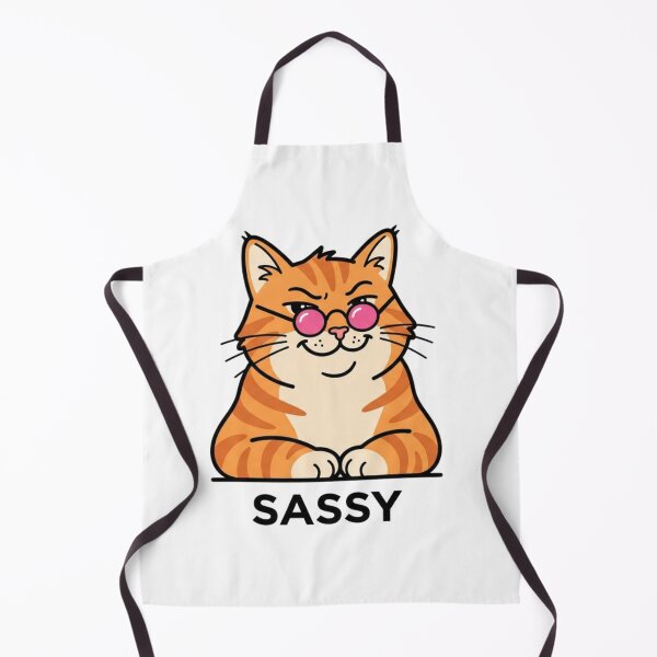 Item preview, Funny Sassy Cat with Heart Glasses - Cute Tabby T-Shirt & Gift for Pet Lovers designed and sold by Wildlife Wonders.
