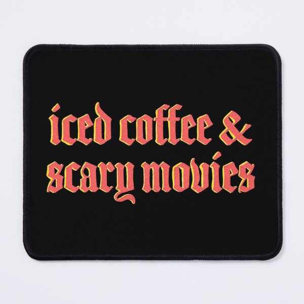Item preview, Iced Coffee and Scary Movies designed and sold by ACozyChaos.