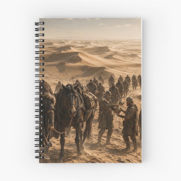 Item preview, Epic Desert Warrior March | Medieval Fantasy Army in Sand Dunes | Dark Fantasy Landscape Art designed and sold by Element Horizon Studio.