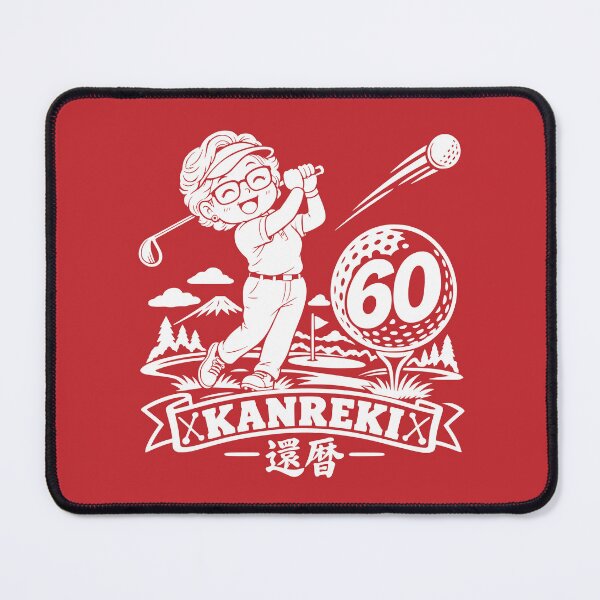 Item preview, Kanreki Woman Golfer 60th Birthday designed and sold by TheTrendsDesk.