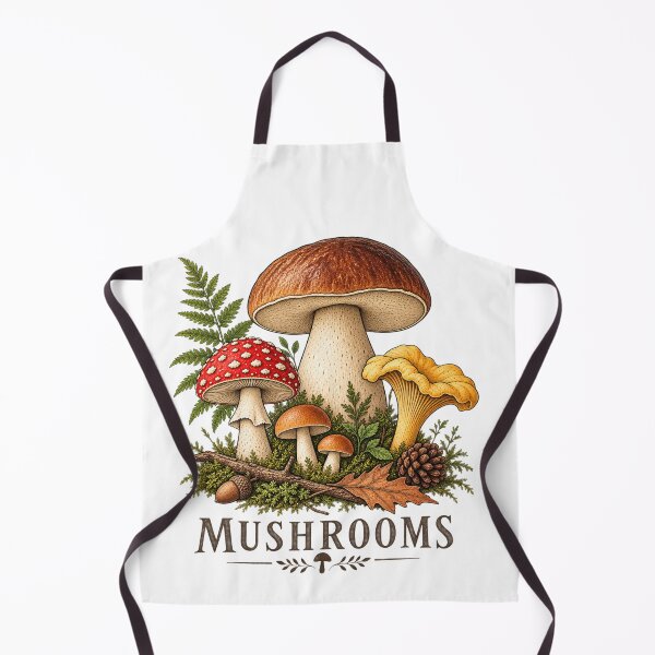 Item preview, Vintage Forest Mushrooms designed and sold by Zeewind.