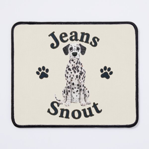 Item preview, Dalmatian Denim Patch Art designed and sold by JeanSnout.