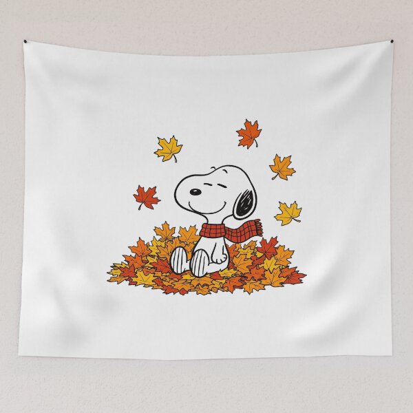 Item preview, Autumn Dog Character Leaves Scarf  designed and sold by HombyJakson.