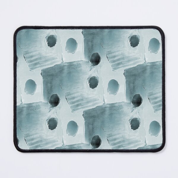 Item preview, Square and Dot Abstract in Light Teal designed and sold by Artistestella.