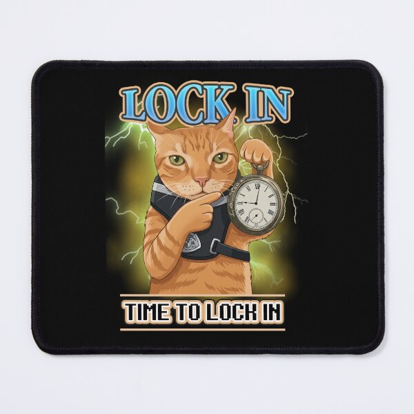 Item preview, Orange Cat Time To Lock In Meme designed and sold by deathanarchy.
