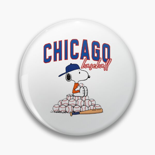 Item preview, Snoopy-Inspired Chicago Baseball  designed and sold by Aniella1990.